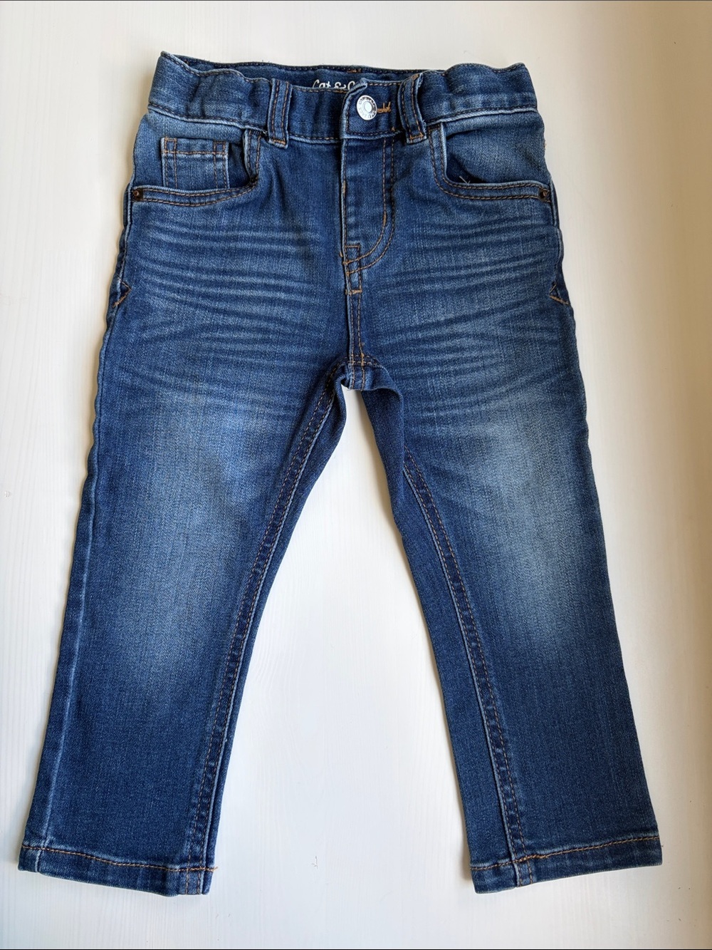 Cat & Jack Toddler Medium Blue Stretch Denim Jeans
